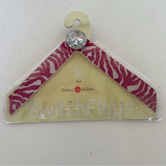 LINDSAY PHILLIPS SWITCH FLOPS NWT SIZE LARGE 9/10/11 - Picture 2 of 11